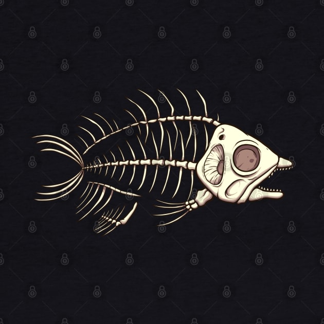 Fish Skeleton by TheMaskedTooner